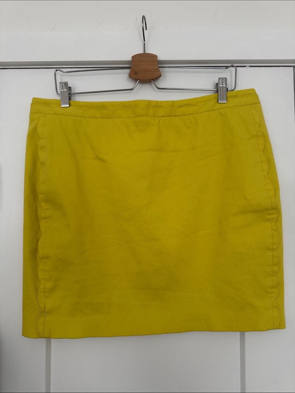 Banana Republic Buttercup Yellow Cotton Blend Mini Skirt 🌼
